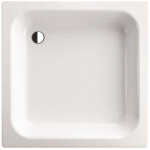 Bette bac � douche en acier �maill� 90x90cm blanc