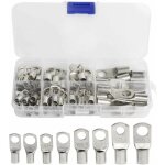 Beurer - 60 pcs cosses �lectrique trou boulon en cuivre �tam� connecteurs sc � sertir / souder pour c�ble ...