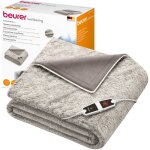 Beurer hd 150 xxl couverture chauffante 150 w gris toison