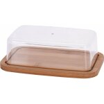 Excellent - beurrier en bambou avec couvercle 19 x 12 cm beurrier - eh houseware