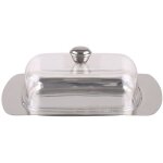 Beurrier en inox et acrylique