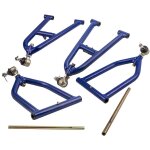 Bfo - bras de suspension r�glable control arm front bleu pour yamaha banshee 350