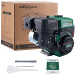 Bfo - moteur � essence 4 temps 212cc ohv petit moteur � gaz horizontal single cylinder pour karts compresseurs ...