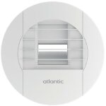 Atlantic - bhb 10 / 45 o bouche d'extraction hygroreglable sdb sans f�t platine 542473