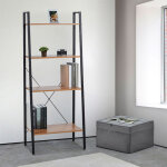 Biblioth�que 4 �tag�res en bois design minimaliste moderne