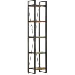 The living store bibliothque 5 niveaux 40x30x180 cm bois de rcupration massif - bibliothque industrielle ...