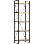 Vidaxl - biblioth�que 5 niveaux 60x30x180 cm bois solide de r�cup�ration