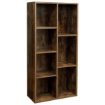 Helloshop26 - bibliothque  7 compartiments tagre  7 cubes ouverts rangement pour salon et bureau ...