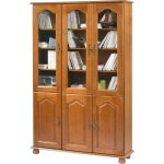 Bibliothque chne 6 portes l. 120 cm
