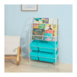 Sobuy - bibliothèque + coffre de rangement coffre à jouets Étagère à livres pour enfants porte - revues ... Sobuy - bibliothèque + coffre de rangement coffre à jouets Étagère à livres pour enfants porte - revues ...