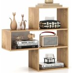 Biblioth�que �tag�re � 3 niveaux - ouverte � cubes avec dispositif anti - renversement - �tag�re d'angle ...