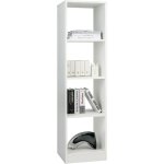 Costway - bibliothque tagre rangement  5 niveaux avec 4 compartiments / meuble cube de rangement ...