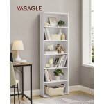 Bibliothque, tagre sur 6 niveaux, meuble de rangement ouvert, tagre, 24 x 60 x 178, 5 cm, pour salon, ...