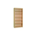 Sans marque - bibliothque haute 200x90 cm de bureau htre - blocs tiroirs et portes battantes en option ...