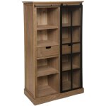 Atmosphera - bibliothque lazare avec porte vitre coulissante