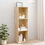 Biblioth�que / meuble tv ch�ne sonoma 36 x 30 x 114 cm agglom�r�