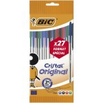 Bic - lot de 3 sachets de 27 crayons stylo - bille cristal orignal mine 1mm