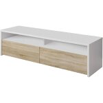 Bica - meuble tv henderson, meuble tv, buffet de salon bas moderne, buffet tlvision de salon avec 2 ...