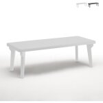 Bica - table d'ext�rieur mercurio, table rectangulaire, table de jardin ou de bar extensible, 100% made ...