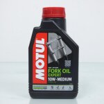 Bidon de 1l d'huile de fourche sae 10w motul expert medium