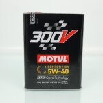 Bidon huile lubrifiant motul 300v competition ester core 5w40 2l