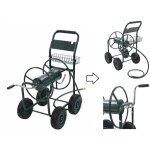 Chariot d�vidoir / enrouleur de tuyau d'arrosage en m�tal