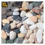 Big bag express - big bag de 0, 75m� ( + / - 1000 kg) galet de marbre multicolore � 8 / 12 mm - livraison ...