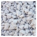 Big bag express - pack 12m gravillon calcaire super blanc  6 / 14 mm (24 x sac de 25kg + / - 600kg ...