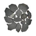 Big bag express - pack 300kg paillage minral paillettes ardoise noire  30 / 80 mm (12 sacs x 25kg) ...