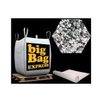 Big bag express - pack gravier marbre multicolore sombre  8 / 16 mm + gotextile = 1 big bag de gravier ...