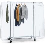 Big grande housse de protection pour portant à vêtements, 152x180x50 cm, plastique waterproof transparent, ... Big grande housse de protection pour portant à vêtements, 152x180x50 cm, plastique waterproof transparent, ...