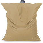 Big pouf similicuir indoor beige happers Big pouf similicuir indoor beige happers