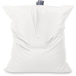 Big pouf similicuir indoor blanc happers Big pouf similicuir indoor blanc happers