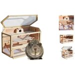 Bigb - grande cage / abri bois pour hamsters, petits rongeurs, souris, rats