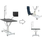 Bigb - table de toilettage avec rglage hydraulique pour chiens surface antidrapante