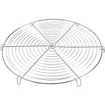 Bighouse it - support  gteaux rond dolceforno metaltex 30 cm en fer blanc de luxe