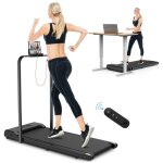 Bigzzia - 2 en 1 tapis de marche pliable tapis de course roulant lectrique - 1 - 10 km / h vitesse rglable ...