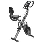 3 en 1 v�lo d'appartement pliable - 8 niveaux de r�sistance r�glables - volant d'inertie 2, 5kg - �cran ...