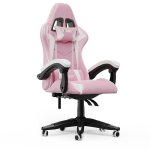 Bigzzia - fauteuil de bureau - chaise gaming - siège de bureau réglable gaming racing - avec coussin ... Bigzzia - fauteuil de bureau - chaise gaming - siège de bureau réglable gaming racing - avec coussin ...