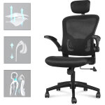 Bigzzia - fauteuil de bureau ergonomique si�ge - fauteuil avec 2d accoudoirs, hauteur appui - t�te soutien ...