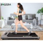 Bigzzia - tapis de course portable - motoris� 1 - 10 km / h, vitesse r�glable, �cran lcd, ultra fin et ...