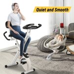 V�lo d'appartement pliable - 8 niveaux de r�sistance magn�tique - volant d'inertie 2, 5kg - �cran lcd ...