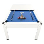 Billard américain harmony 6ft - 206, 5 x 116, 5 x 80 cm avec accessoires et plateau dînatoire - couleur ... Billard américain harmony 6ft - 206, 5 x 116, 5 x 80 cm avec accessoires et plateau dînatoire - couleur ...