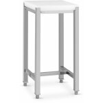 Billot boucherie 40 x 40 cm hauteur de travail 88 cm acier inoxydable / plastique (polyéthylène) Billot boucherie 40 x 40 cm hauteur de travail 88 cm acier inoxydable / plastique (polyéthylène)