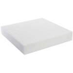 Billot en pehd 500 blanc 60x60x10 cm - mat�riel chr pro