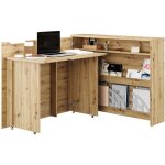 Bim furniture - bureau pliant lenart off. concept cm115x27 - 136x93h gauche chne