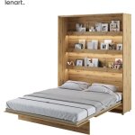 Lenart lit escamotable bed concept 12 160x200 vertical ch�ne artisanal