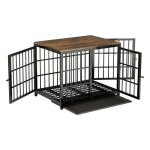 Bingo paw - cage chien interieur grande taille caisse pour grand chien maison meuble cages chiens en ...