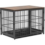Bingo paw - cage chien interieur grande taille caisse pour grand chien maison meuble cages chiens en ...