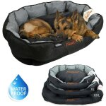 Bingo paw - panier chien impermable de grande taille avec coussin intrieur dtachable lit doux pour ...